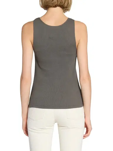 Saint Laurent Women's Cassandre Tank Top - Anthracite - Size XL | Thumbnail 6 Saint Laurent Women's Cassandre Tank Top - Anthracite - Size XL | Thumbnail 6