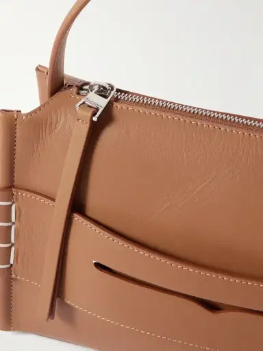 JW Anderson Loafer Embroidered Leather Shoulder Bag | Thumbnail 4 JW Anderson Loafer Embroidered Leather Shoulder Bag | Thumbnail 4