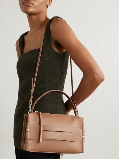 JW Anderson Loafer Embroidered Leather Shoulder Bag | Thumbnail 6 JW Anderson Loafer Embroidered Leather Shoulder Bag | Thumbnail 6