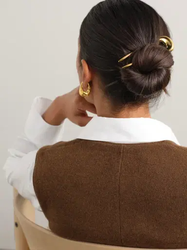 LIÉ STUDIO The Frida Gold-plated Hair Pin | Thumbnail 2 LIÉ STUDIO The Frida Gold-plated Hair Pin | Thumbnail 2