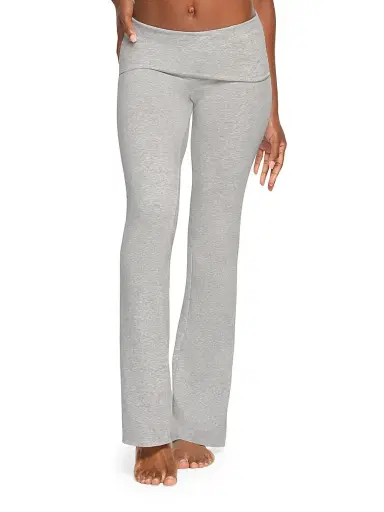 Skims Women's Cotton Jersey Foldover Pants - Light Heather Grey - Size XS | Thumbnail 3 Skims Women's Cotton Jersey Foldover Pants - Light Heather Grey - Size XS | Thumbnail 3