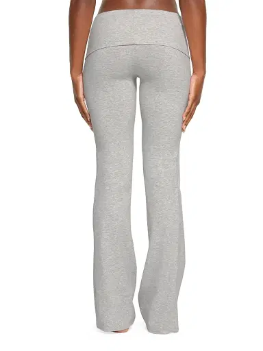 Skims Women's Cotton Jersey Foldover Pants - Light Heather Grey - Size XS | Thumbnail 5 Skims Women's Cotton Jersey Foldover Pants - Light Heather Grey - Size XS | Thumbnail 5