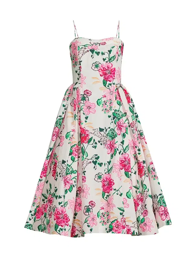 Lilly Pulitzer Women's Lillyanna Floral Fit-&-Flare Dress - Coconut