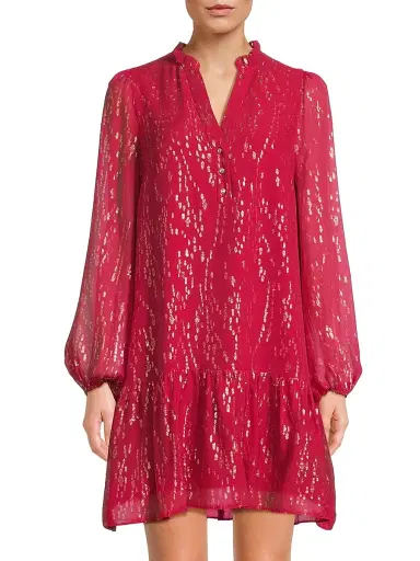 Lilly Pulitzer Women's Evaline Silk Dress - Malbec Red - Size 2 | Thumbnail 3