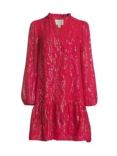 Lilly Pulitzer Women's Evaline Silk Dress - Malbec Red - Size 2 | Thumbnail 1