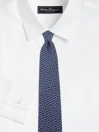Ferragamo Men's Zilly Dragonfly Tie | Thumbnail 2