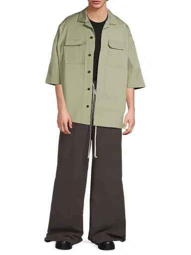 Rick Owens Men's Camicia Tommy Shirt | Thumbnail 2 Rick Owens Men's Camicia Tommy Shirt | Thumbnail 2