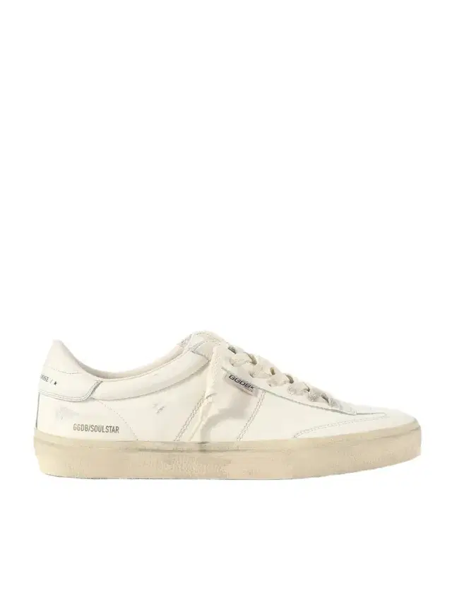 Soul-Star Distressed Leather Sneakers - Men