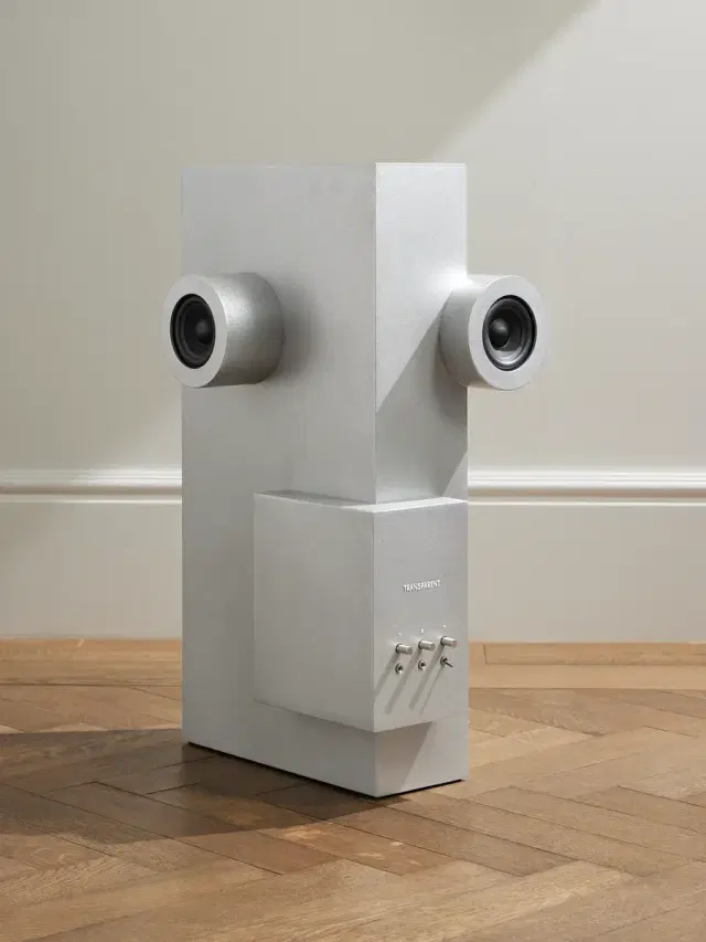 TRANSPARENT SPEAKER Brutalist Recycled-Aluminium Speaker - Men