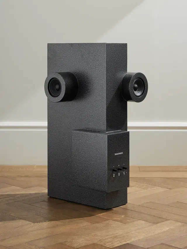TRANSPARENT SPEAKER Brutalist Recycled-Aluminium Speaker - Men