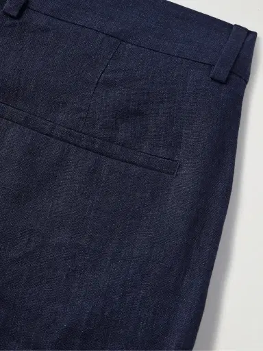 Brunello Cucinelli Slim-Fit Pleated Linen Suit Trousers - Men | Thumbnail 5 Brunello Cucinelli Slim-Fit Pleated Linen Suit Trousers - Men | Thumbnail 5