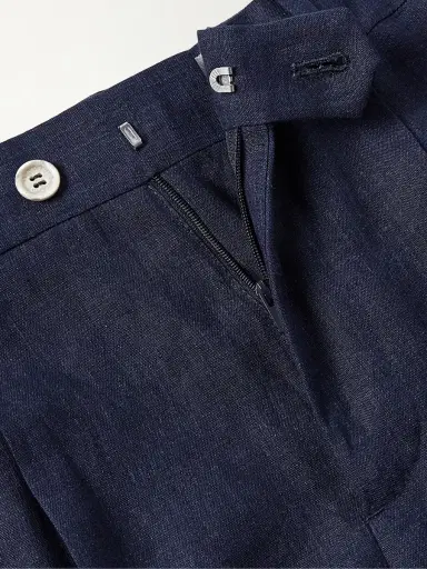Brunello Cucinelli Slim-Fit Pleated Linen Suit Trousers - Men | Thumbnail 6 Brunello Cucinelli Slim-Fit Pleated Linen Suit Trousers - Men | Thumbnail 6