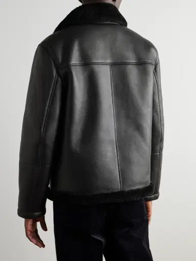 MR P. Shearling-Lined Nappa Leather Trucker Jacket - Men | Thumbnail 3 MR P. Shearling-Lined Nappa Leather Trucker Jacket - Men | Thumbnail 3