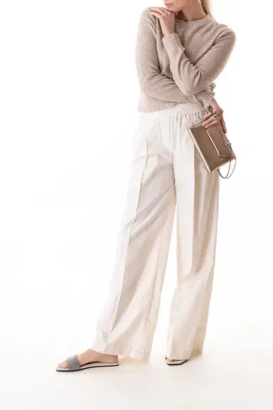 Brunello Cucinelli Diagonal Loose Pant | Thumbnail 2