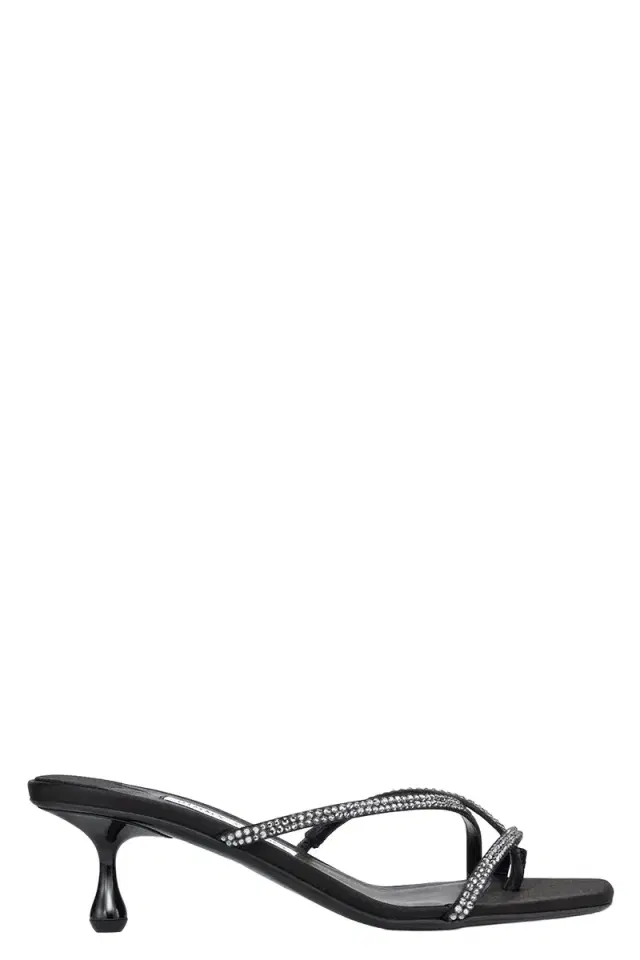 Jimmy Choo Etana 50 Mule - Black Smoke