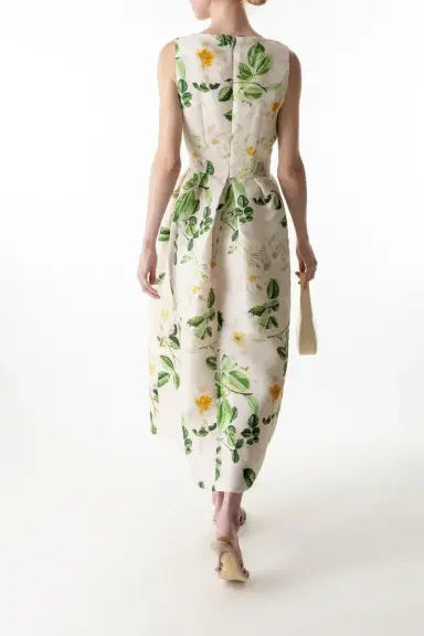 MONIQUE LHUILLIER Sleeveless Day Dress | Thumbnail 4