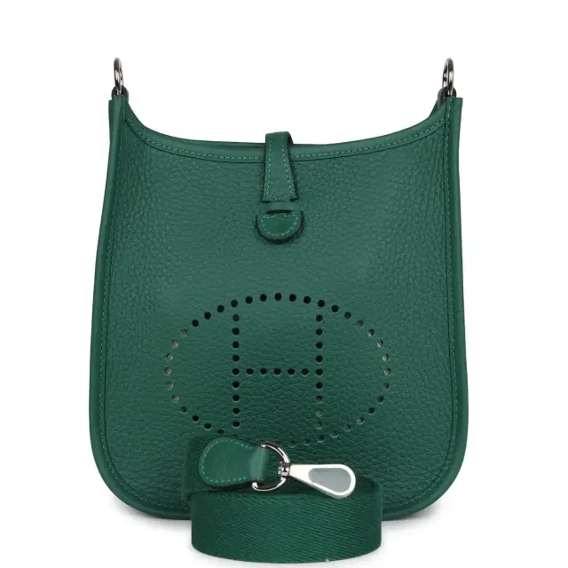 hermes Hermes Evelyne TPM Vert Moyen Clemence Palladium Hardware