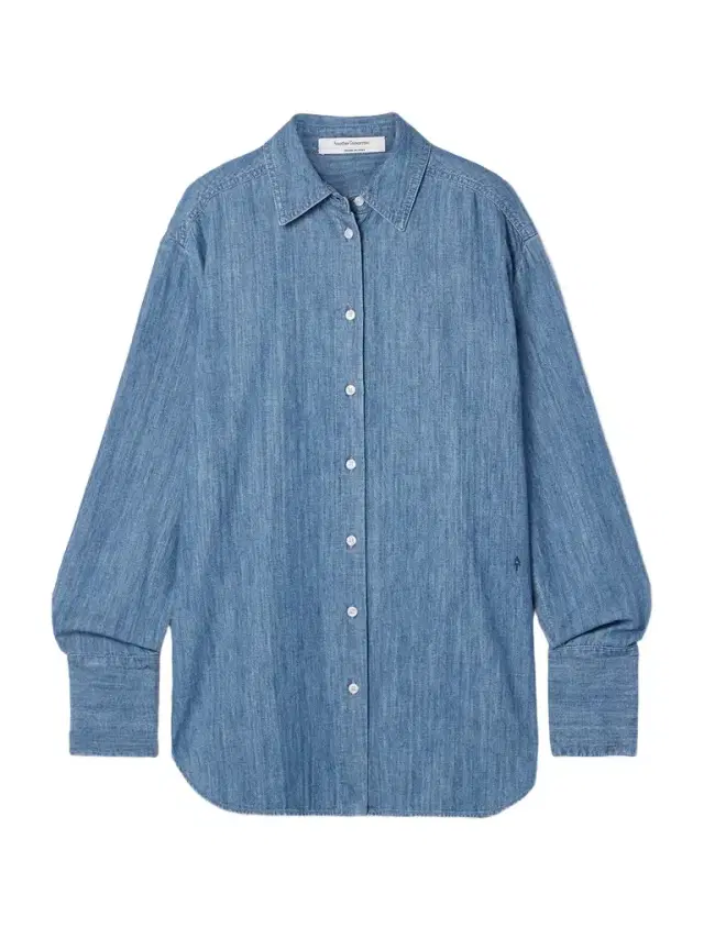 Oversized Organic Cotton-chambray Shirt