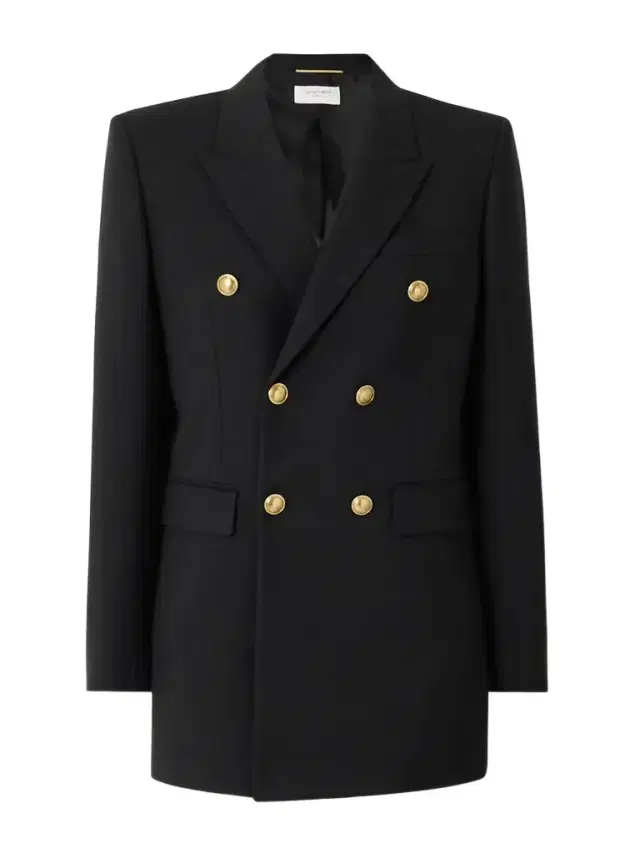 Double-breasted Wool-gabardine Blazer
