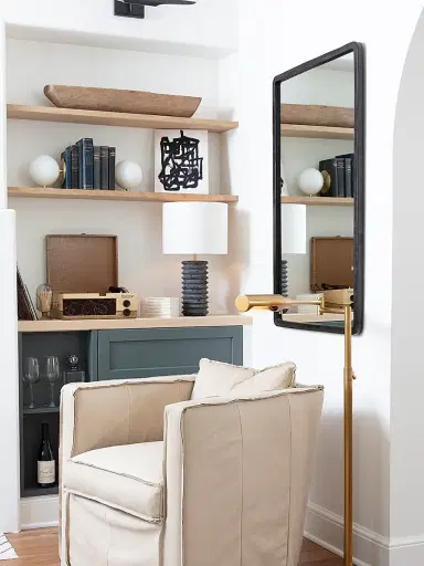 Regina Andrew Knox Leather Rectangle Mirror - Black | Thumbnail 2 Regina Andrew Knox Leather Rectangle Mirror - Black | Thumbnail 2