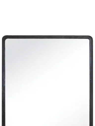 Regina Andrew Knox Leather Rectangle Mirror - Black | Thumbnail 3 Regina Andrew Knox Leather Rectangle Mirror - Black | Thumbnail 3