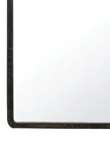 Regina Andrew Knox Leather Rectangle Mirror - Black | Thumbnail 4 Regina Andrew Knox Leather Rectangle Mirror - Black | Thumbnail 4