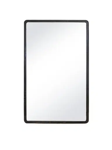 Regina Andrew Knox Leather Rectangle Mirror - Black | Thumbnail 1 Regina Andrew Knox Leather Rectangle Mirror - Black | Thumbnail 1