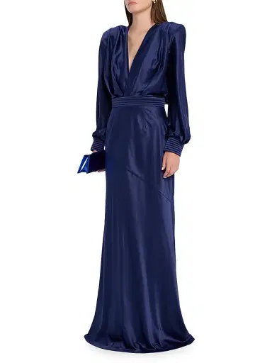 Zhivago Women's Betsey Stretch-Satin Gown | Thumbnail 3