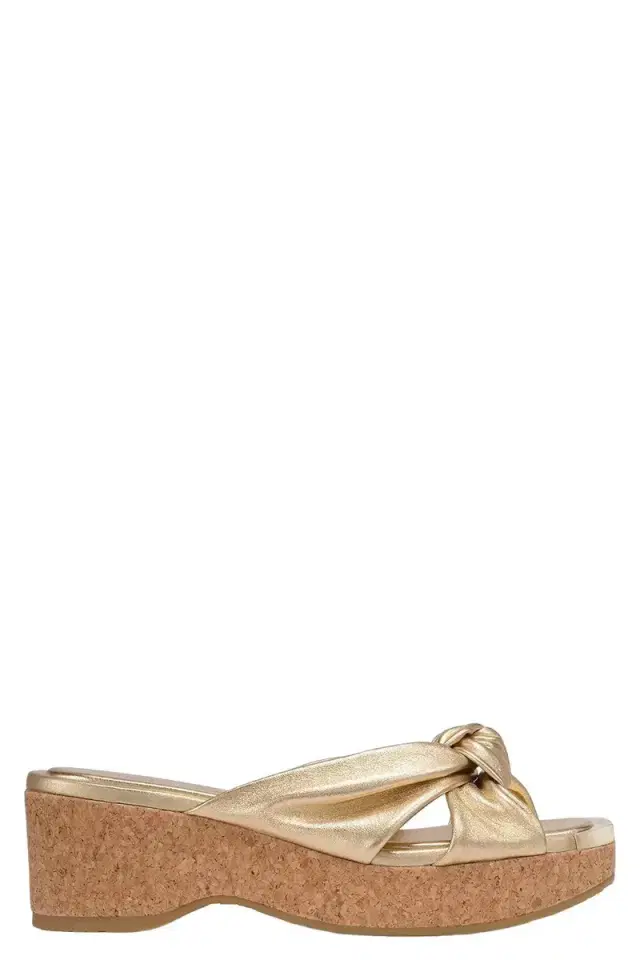 Jimmy Choo AVENUE METALLIC WEDGE