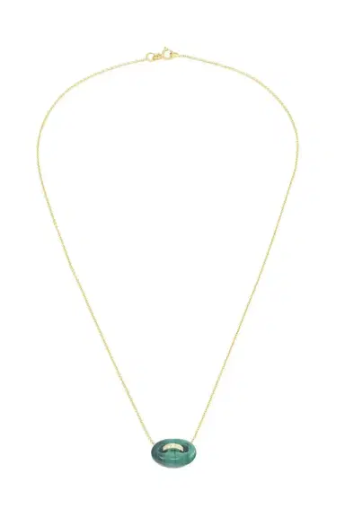 Jenna Blake Malachite Mini Mariner Necklace | Thumbnail 1