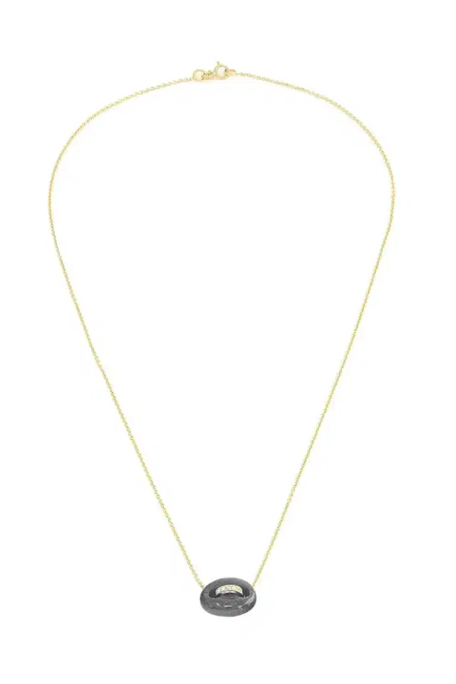 Jenna Blake Onyx Mini Mariner Necklace