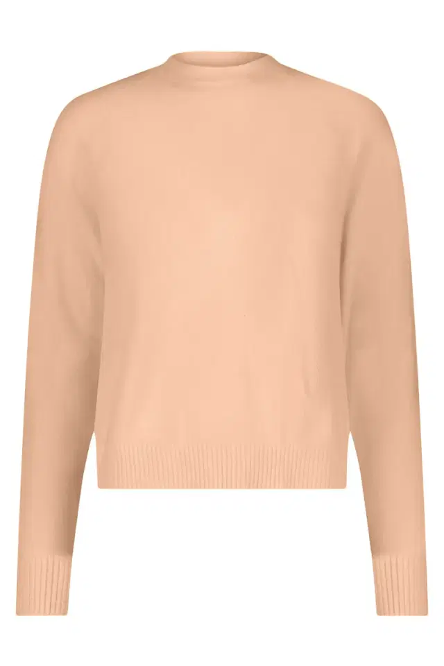 MINNIE ROSE Shrunken Crewneck - Camel