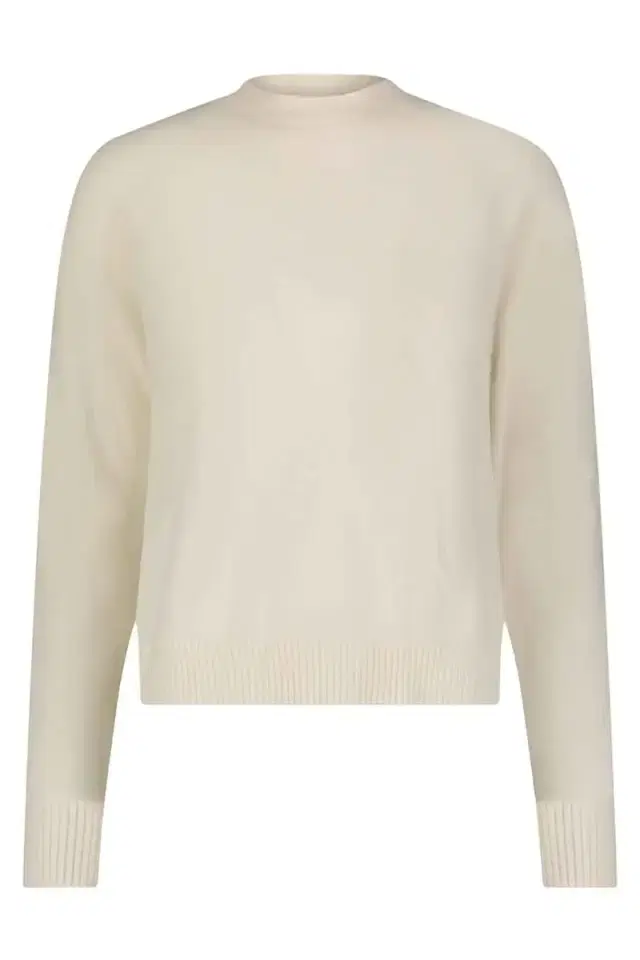 MINNIE ROSE Shrunken Crewneck - White