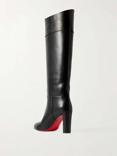 Christian Louboutin Loo Botta 85 Leather Knee Boots | Thumbnail 3 Christian Louboutin Loo Botta 85 Leather Knee Boots | Thumbnail 3