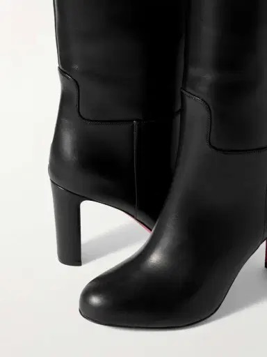 Christian Louboutin Loo Botta 85 Leather Knee Boots | Thumbnail 4 Christian Louboutin Loo Botta 85 Leather Knee Boots | Thumbnail 4