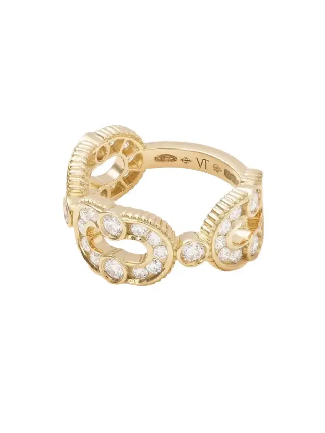 Magnetic Enchainé 18-karat Diamond Ring
