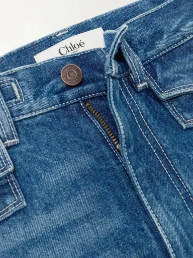 Chloé Frayed High-rise Flared Jeans | Thumbnail 4 Chloé Frayed High-rise Flared Jeans | Thumbnail 4