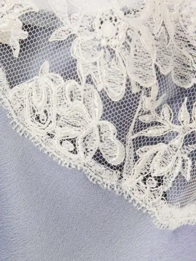 Chloé Embroidered Tulle-trimmed Satin Camisole | Thumbnail 5 Chloé Embroidered Tulle-trimmed Satin Camisole | Thumbnail 5