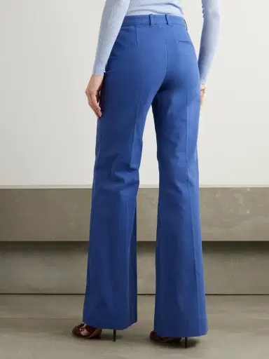 Chloé Cotton-canvas Flared Pants | Thumbnail 4 Chloé Cotton-canvas Flared Pants | Thumbnail 4