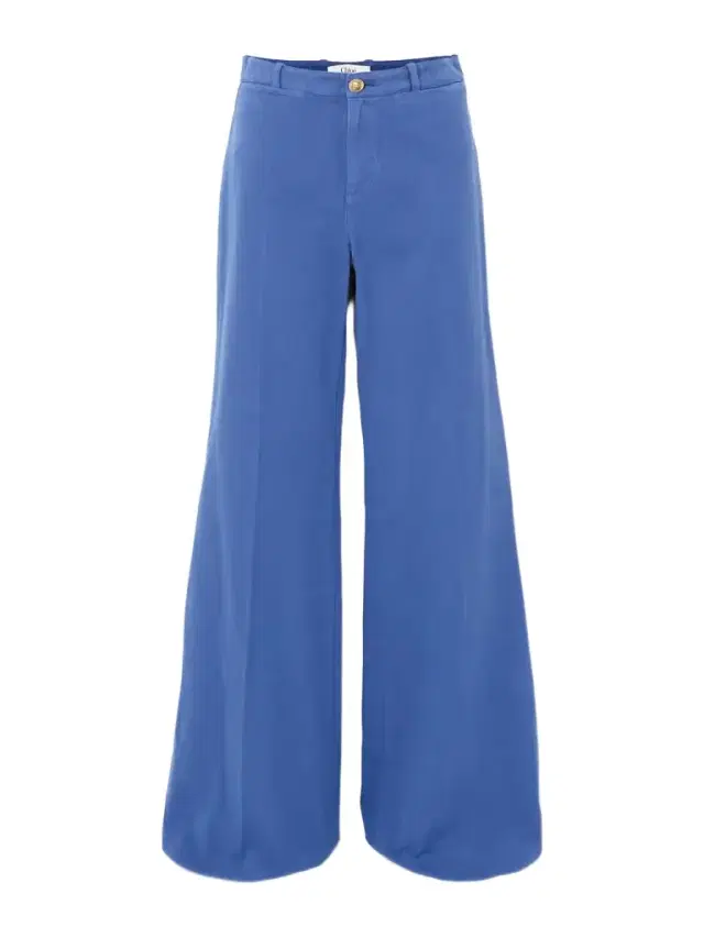 Cotton-canvas Flared Pants
