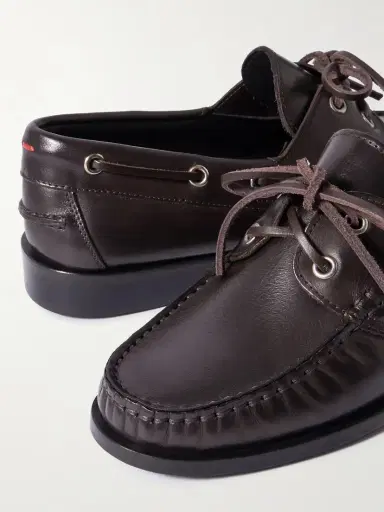 aeyde Harris Leather Boat Shoes | Thumbnail 4 aeyde Harris Leather Boat Shoes | Thumbnail 4