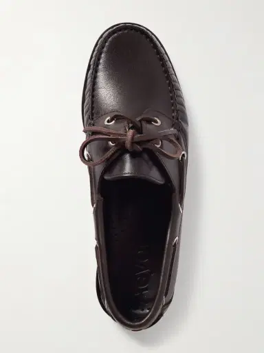 aeyde Harris Leather Boat Shoes | Thumbnail 5 aeyde Harris Leather Boat Shoes | Thumbnail 5