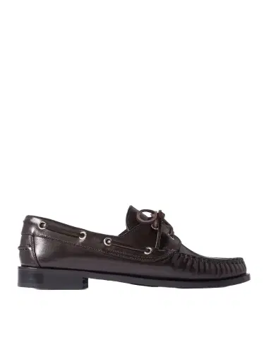 aeyde Harris Leather Boat Shoes | Thumbnail 1 aeyde Harris Leather Boat Shoes | Thumbnail 1