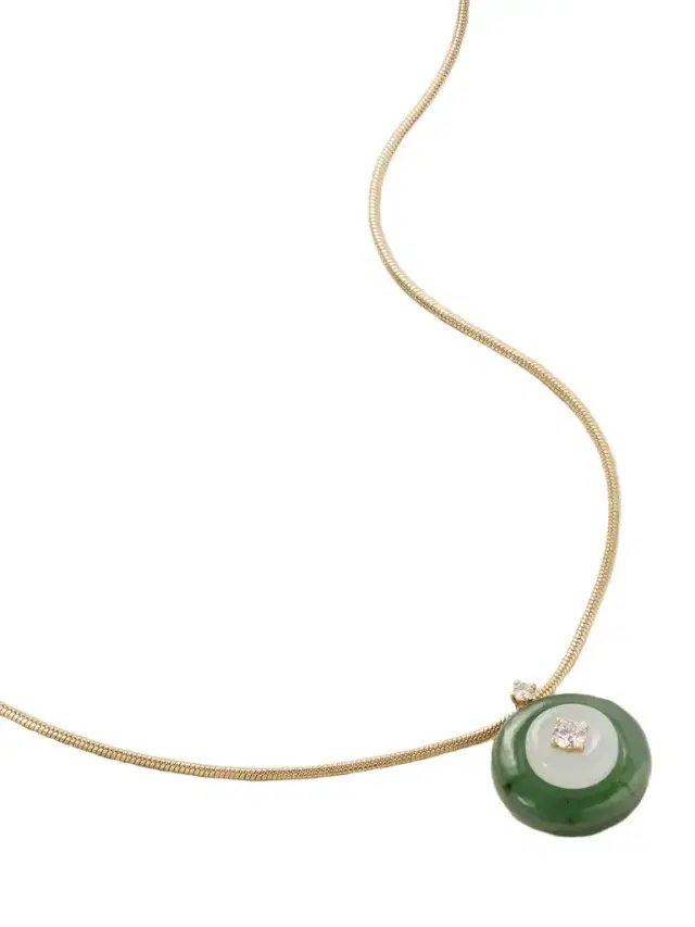 Signal Small 18-karat Gold Multi-stone Necklace
