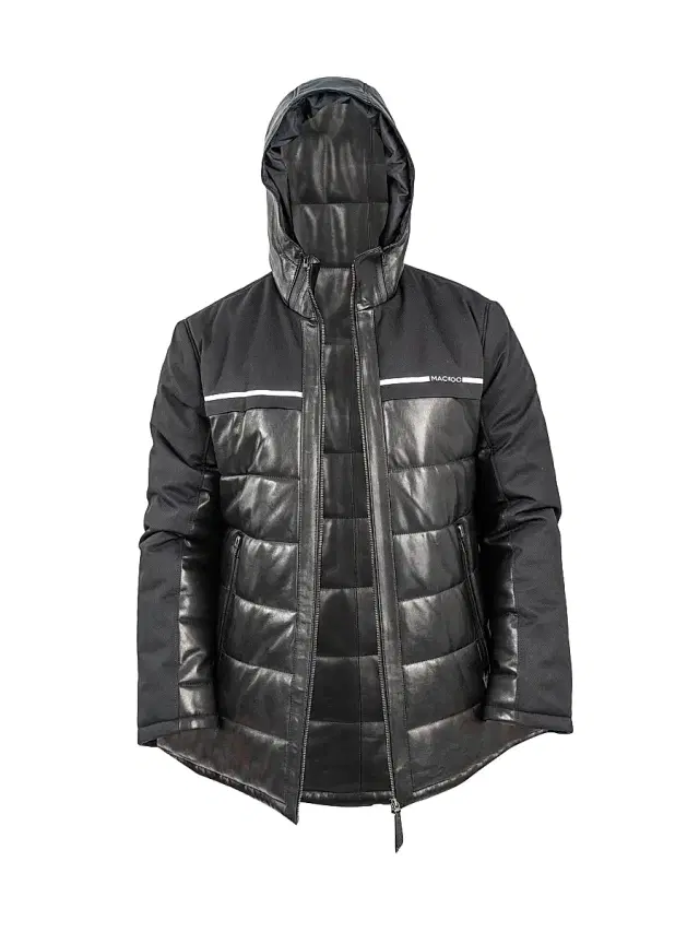Maceoo Men's Bomber Mountain Jacket - Black