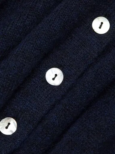 DÔEN Women's Anisa Crop Cardigan - Navy - Size XS | Thumbnail 7 DÔEN Women's Anisa Crop Cardigan - Navy - Size XS | Thumbnail 7