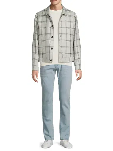 Isaia Men's Check Portofino Jacket | Thumbnail 2 Isaia Men's Check Portofino Jacket | Thumbnail 2