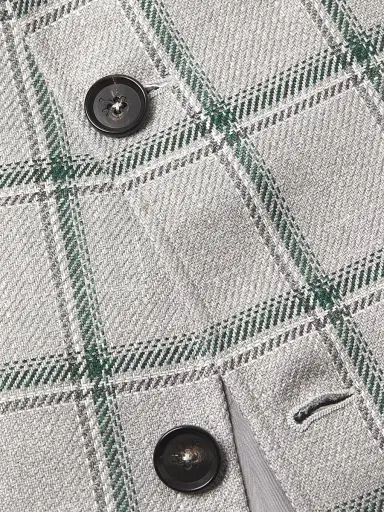 Isaia Men's Check Portofino Jacket | Thumbnail 6 Isaia Men's Check Portofino Jacket | Thumbnail 6