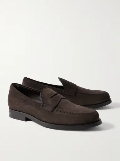 Tod's Suede Loafers - Men | Thumbnail 4 Tod's Suede Loafers - Men | Thumbnail 4