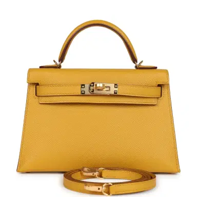 HERMÈS Hermes Kelly Sellier 20 Jaune Ambre Epsom Gold Hardware | Thumbnail 1 HERMÈS Hermes Kelly Sellier 20 Jaune Ambre Epsom Gold Hardware | Thumbnail 1